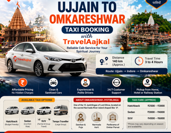 Ujjain to Omkareshwar Taxi Booking